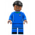 Soccer Player, Female, Blue Uniform, Medium Brown Skin, Black Hair, Hearing Aid – ЛЕГО ИДЕИ