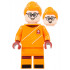 Soccer Goalie, Female, Orange Uniform, Light Nougat Skin, Orange Hair – ЛЕГО ИДЕИ