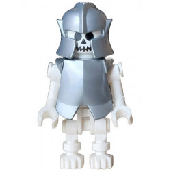 Skeleton - Standard Skull, Bent Arms Vertical Grip, Flat Silver Helmet and Armor Breastplate (Colin the Fighter) – ЛЕГО ИДЕИ