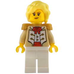 Camilla - Admiral's Daughter, Tan Coat, White Legs, Pearl Gold Epaulettes – ЛЕГО ИДЕИ