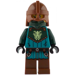 Kraken Warrior - Female, Reddish Brown Helmet – ЛЕГО ИДЕИ