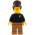 LEGO Ideas Designer - Female, Black Sweater with LEGO Ideas Logo, Medium Nougat Legs – ЛЕГО ИДЕИ