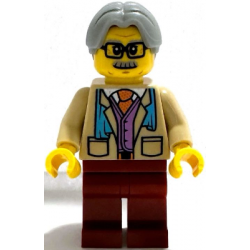 Tourist - Tan Suit Jacket, Dark Red Legs, Light Bluish Gray Hair – ЛЕГО ИДЕИ