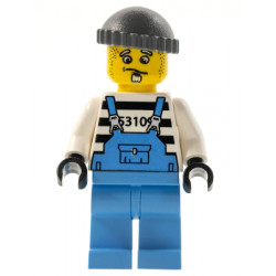 Xtreme Stunts Brickster Henchman with Medium Blue Overalls #1, Dark Bluish Gray Knit Cap – ЕКСТРЕМНИ ОСТРОВНИ КАСКАДИ