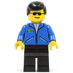 Jacket Blue - Black Legs, Black Male Hair, Sunglasses – ГРАДСКИ