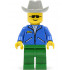 Jacket Blue - Green Legs, Light Gray Cowboy Hat, Sunglasses – ГРАДСКИ