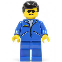 Jacket Blue - Blue Legs, Black Male Hair, Sunglasses – ГРАДСКИ