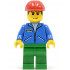 Jacket Blue - Green Legs, Red Construction Helmet – ГРАДСКИ
