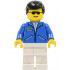 Jacket Blue - White Legs, Black Male Hair, Sunglasses – ГРАДСКИ