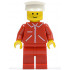 Jacket Red with Zipper - Red Arms - Red Legs, White Hat – ГРАДСКИ
