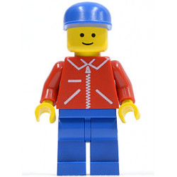 Jacket Red with Zipper - Red Arms - Blue Legs, Blue Cap – ГРАДСКИ