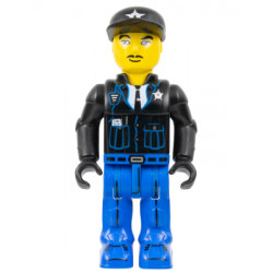 Police - Blue Legs, Black Jacket, Black Cap with Star – ЗА ДЖУНИЪРИ