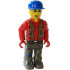 Bank Robber with Dark Gray Legs, Red Shirt and Blue Cap – ЗА ДЖУНИЪРИ