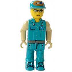 Crewman with Dark Turquoise Shirt and Pants, Tan Arms – ЗА ДЖУНИЪРИ