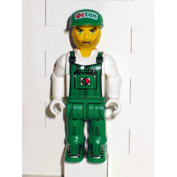 Mechanic in Green Overalls with Octan Pattern – ЗА ДЖУНИЪРИ