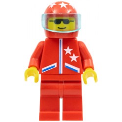 Jacket 2 Stars Red - Red Legs, Red Helmet 7 White Stars, Trans-Light Blue Visor – ГРАДСКИ