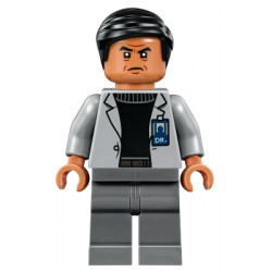 Dr. Henry Wu - Light Bluish Gray Jacket, Smile / Angry Frown – ДЖУРАСИК СВЯТ