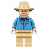 Dr. Alan Grant - Medium Blue Shirt with Pockets with Blue Buttons, Tan Fedora – ДЖУРАСИК СВЯТ