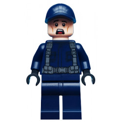 ACU Guard - Male, Dark Blue Cap, Light Nougat Head, Scared – ДЖУРАСИК СВЯТ