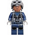ACU Pilot - Male, Black Aviator Cap with Dark Bluish Gray Goggles, Reddish Brown Head – ДЖУРАСИК СВЯТ