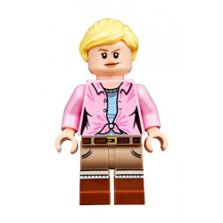 Dr. Ellie Sattler - Bright Pink Shirt, Ponytail and Swept Sideways Fringe – ДЖУРАСИК СВЯТ