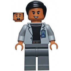 Dr. Henry Wu - Light Bluish Gray Jacket, Evil Smile / Scared – ДЖУРАСИК СВЯТ