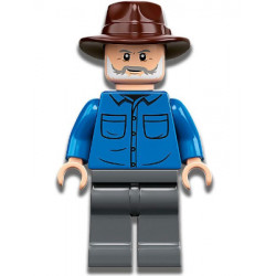 Dr. Alan Grant - Blue Shirt, Dark Brown Fedora – ДЖУРАСИК СВЯТ