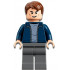 Security Guard - Male, Dark Blue Jacket, Dark Bluish Gray Legs, Reddish Brown Hair – ДЖУРАСИК СВЯТ