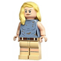 Dr. Ellie Sattler - Sand Blue Sleeveless Shirt, Hair over Shoulder – ДЖУРАСИК СВЯТ
