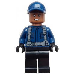 ACU Guard / Driver - Female, Dark Blue Cap, Black Legs, Smile – ДЖУРАСИК СВЯТ