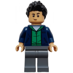 Kenji - Dark Blue Jacket, Green Hoodie, Dark Bluish Gray Legs – ДЖУРАСИК СВЯТ