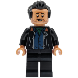 Dr. Ian Malcolm - Open Vest over Dark Blue Shirt – ДЖУРАСИК СВЯТ