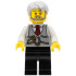 LEGOLAND Park Train Conductor, Pinstripe Vest, Red Tie and Pocket Watch, Thick Sideburns – ПАРКОВЕ ЛЕГОЛАНД