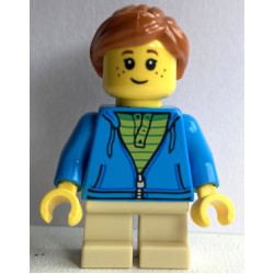 LEGOLAND Park Girl, Dark Azure Hoodie over Lime Shirt, Ponytail – ПАРКОВЕ ЛЕГОЛАНД