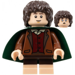 Frodo Baggins - Dark Green Cape, Light Nougat Feet – ХОБИТ И ВЛАСТЕЛИНЪТ НА ПРЪСТЕНИТЕ