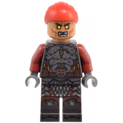 Orc - Medium Nougat Head, Pearl Dark Gray Armor, Red Bandana – ХОБИТ И ВЛАСТЕЛИНЪТ НА ПРЪСТЕНИТЕ