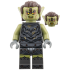 Orc - Olive Green Head, Pearl Dark Gray Armor with Dirt Splotches, Dark Brown Hair, Yellow Eyes – ХОБИТ И ВЛАСТЕЛИНЪТ НА ПРЪСТЕНИТЕ