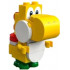Yellow Yoshi - White Tile, Round 1 x 2 Half on Front – СУПЕР МАРИО
