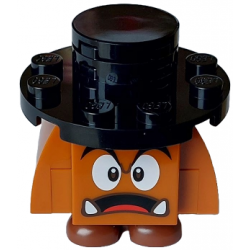 Goomba (Black Interior Pieces) - Surprised, Black Hat – СУПЕР МАРИО