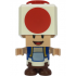 Toad - Happy, Open Mouth, Black Hinge Top Plate, Light Bluish Gray Hinge Brick and Tan 2 x 2 Plate – СУПЕР МАРИО