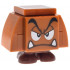 Goomba (Dark Bluish Gray Interior Pieces) - Angry, Eyelids – СУПЕР МАРИО