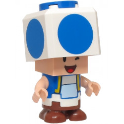 Blue Toad - Winking, Tan Hinge Brick – СУПЕР МАРИО