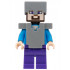 Steve - Dark Purple Legs, Flat Silver Helmet and Armor – МАЙНКРАФТ