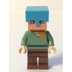Alex - Reddish Brown Legs, Medium Azure Helmet – МАЙНКРАФТ