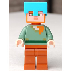 Alex - Dark Orange Legs, Medium Azure Helmet – МАЙНКРАФТ