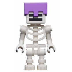 Skeleton, Minecraft - Medium Lavender Helmet – МАЙНКРАФТ