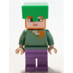 Alex - Medium Lavender Legs, Bright Green Helmet – МАЙНКРАФТ