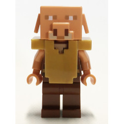 Piglin - Reddish Brown Legs, Pearl Gold Armor – МАЙНКРАФТ
