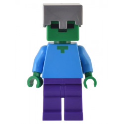 Zombie - Dark Purple Legs, Flat Silver Helmet – МАЙНКРАФТ