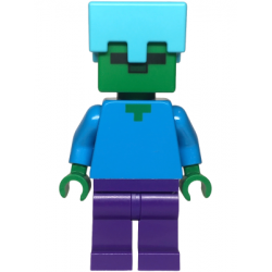 Zombie - Dark Purple Legs, Medium Azure Helmet – МАЙНКРАФТ